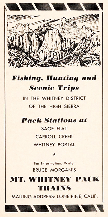 mt whitney pack trains